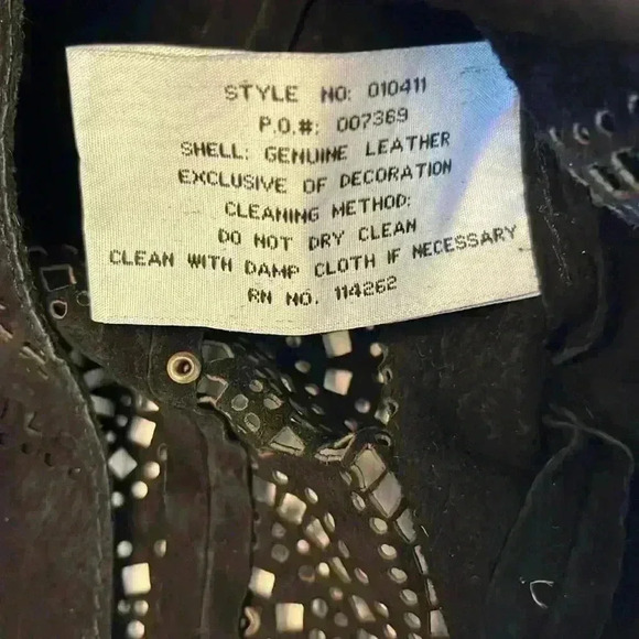 Spiegel Suede Boho Southwestern Light Jacket - Picture 8 of 9